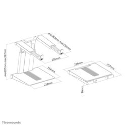 Neomounts by Newstar opvouwbare laptop stand afbeelding 16